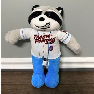FOCO Trash Pandas Mascot Plush Sprocket Baseball Jersey Stuffed Animal Toy